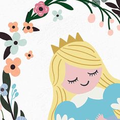 A touch of whimsy for your little one's palace. Add some charm to your child's room with the Tiny Dreamers Princess Canvas Wall Art. With its delightful design and dreamy color, this canvas wall art will transport your little princess' room into a magical world of imagination. Whether hung on the wall or placed on a shelf, it adds a stylish and playful touch to any nursery or bedroom. Bring the charm of a fairytale into your child's space with the Floral Princess Canvas Wall Art. Featuring a del Painting Ideas On Canvas Princess, Disney Princess Canvas Painting, Disney Princess Wall Art, Princess Canvas, Disney Princess Framed Art, Princess Wall Art Girls Bedroom, Princess Painting, Princess Design, Princess Illustration