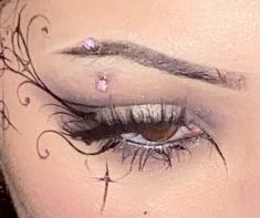 Eyelashes, Piercings, Eyeliner, Lashes, Eye Makeup, Makeup, Make Up