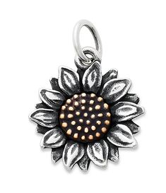 James Avery Wild Sunflower Charm | Dillard's Wild Sunflower, Sunflower Charm, Cowgirl Bling