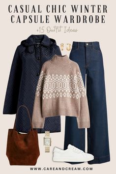 Casual Chic Winter Capsule Wardrobe + 15 Outfit Ideas