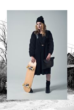 #kaskryst #bunchbunch #aw2013 #fashion Skateboard Fashion, Cyberpunk, Duster Coat, Skateboard