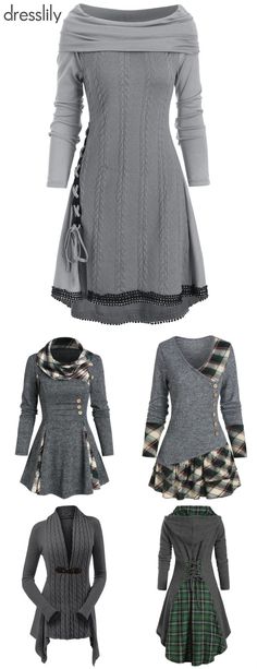 Womens fashion outfits | Outfits with sweatshirts | Casual outfits for women #dresslily #women #outfits #sweaters #cardigans #knitwear #forfall #cozy #finalsale #pullover Winter Fashion Outfits Dressy, Outfits For Christmas, Modest Winter Outfits, Knitwear Outfit, Outfits Dressy, Women's Sweaters, Trendy Clothes For Women, Outfits Casual