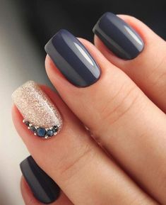 Wedding Gel Manicure, Nail Ideas Squoval, News Years Nails, Winter Nail Art Ideas, Nails Grunge, Grunge Nails, Thanksgiving Nails, Winter Nail Art