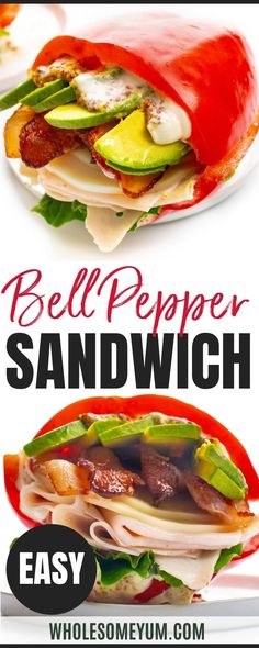 Keto Bell Pepper Sandwich Recipe Bell Pepper Wrap, Low Carb Bell Pepper Sandwich, Bell Pepper Keto Recipes, Bell Peppers Sandwich, Bell Pepper Sandwiches, Keto Bell Pepper Sandwich, Green Pepper Sandwich, Bell Pepper Sandwich Recipes, Keto Bell Peppers