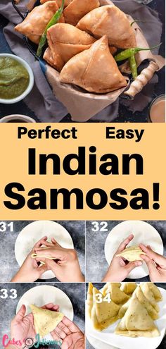 Easy Samosa Recipe How To Make, Samosa Dough Recipe How To Make, Samoosa Pur Recipe, Samosas Dough Recipe, Easy Samosa Dough Recipe, Samosa Recipe Indian Potato, Punjabi Samosa Recipe, How To Fold Samosas Step By Step, How To Make Samosas Dough