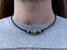 Hey, I found this really awesome Etsy listing at https://www.etsy.com/uk/listing/1081591730/mens-leather-necklace-braided-leather Surf Necklace, Mens Leather Necklace, Leather Cord Necklace, Leather Jewellery, Surfer Necklace, Leather Corded Necklace, Necklace Antique, Leather Chokers, Men's Necklace