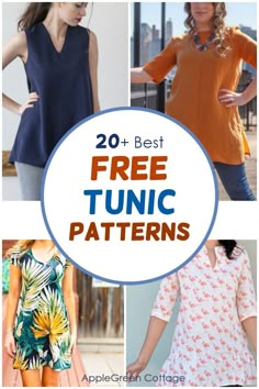 the best free tunic patterns for women