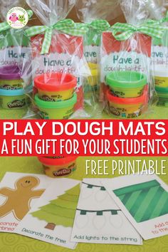 play dough mats with free printables to make them fun for the kids at school