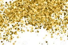 gold glitter confetti on white background with space for text stock photo and royalty