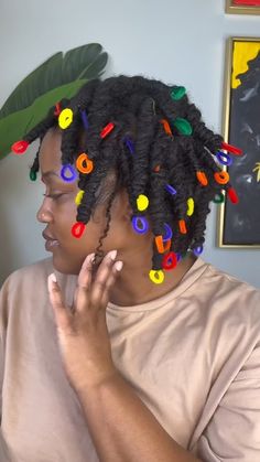 Pipe cleaner curls tutorial #locs #locstyles #curlylocs Pipe Cleaner Styles For Locs, Pipe Cleaner Locs Style, Loc Pipe Cleaner Styles, Pipe Cleaner Curls On Locs, Pipe Cleaner Loc Styles, Curls Tutorial, Curl Tutorial, Loc Inspiration, Curl Styles