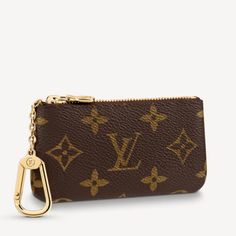 Hook Keychain, Louis Vuitton Key Pouch, Purse Luxury, Key Pouch, Coin Purse Wallet, Key Bag, Louis Vuitton Wallet, Mini Wallet, Brown Bags