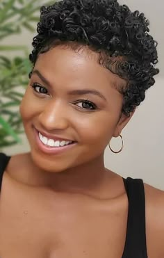 Curly Hair Styles Short Natural Curls African Americans, Teeny Weeny Afro Short Natural Hair, Hairstyles For Very Short Curly Hair, Short Coils On Natural Hair, Curly Short Hairstyle Women, Short Black Hairstyles Natural 4c, Short Black Hair Styles, Short Cuts For Fine Hair, Short Hairstyle Black Women