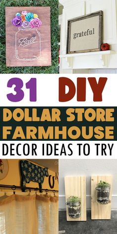 diy dollar store farmhouse decor ideas to try