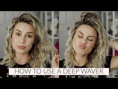 How to Use the Revlon Jumbo 3 Barrel Hair Waver - Uptown with Elly Brown How To Use A Waver Iron On Short Hair, 3 Barrel Waver Hair Styles, How To Use A Waver Iron, How To Curl Your Hair With A Big Barrel, Revlon Jumbo 3 Barrel Hair Waver