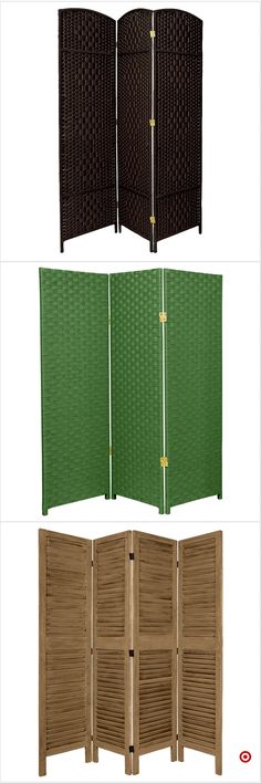 four different types of folding screen screens