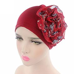 Chemo Scarves, Women Church Suits, Beanie Scarf, Women Church, Church Suits, Chiffon Flower, Women Flower