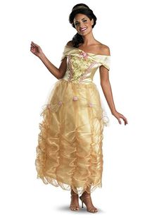 Includes:-Dress-Petticoat-Headpiece Adult Belle Costume, Princess Belle Costume, Belle Halloween, Costumes For Women Halloween, Bella Disney, Beauty And The Beast Costume, Halloween Costumes For Adults, Women Halloween Costumes, Food Party Ideas