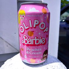 a can of lipo barbie peaches and cream