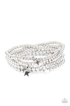 Star Things, Star Bracelets, Silver Outfits, Sparkly Accessories, Silver Jewlery, The Bling Ring, Star Silver, Star Beads, Bracelets Silver