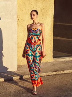 Details Composition: 100% Polyester Design: Print Style: Casual Thickness: Regular Sheer: No ... Vacation Dresses, Print Style, Long Pants