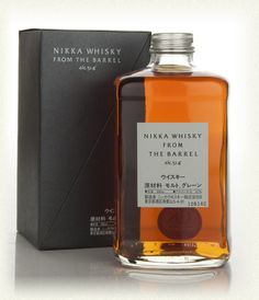 a bottle of nikka whisky from the barrel