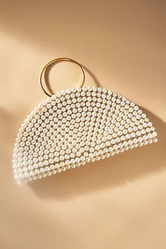 Pearl Handbag, Circle Handle, Bags Patterns, Diy Bag Designs, Project Bags, Diy Bags Patterns, Pearl Bag, Beaded Jewelry Tutorials