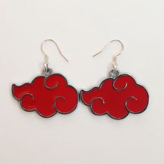 Red Clouds, Anime Earrings, Naruto Akatsuki, Anime Jewelry, Anime Accessories, Anime Crafts, Anime Inspired Outfits, Anime Merchandise, Gift For Woman