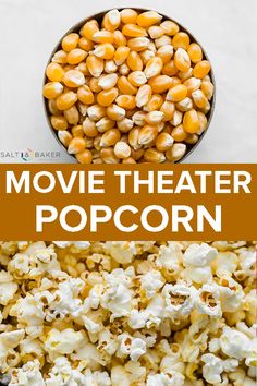 movie theater popcorn with text overlay