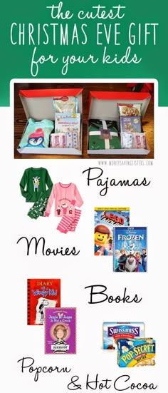 the best christmas gifts for your kids from books to toys and hot cocoa, with text overlay