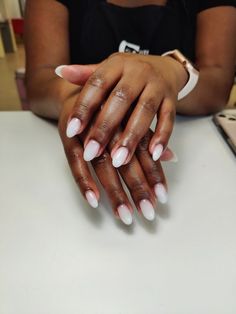 Spring Nails for Dark Skin 2024 15 Ideas: Embracing Color and Design 2023 Nail Trends Black Women, Bias Nail Designs, Spring Mani And Pedi Ideas, Milky White Nails Black Women, Bias Nails, Wedding Nails For Black Bride, White Nails Black Women, Short White Almond Nails, White Nails On Dark Skin