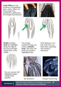 the instructions for how to make a skirt