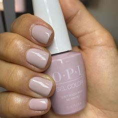 Pedi Colors, Opi Gel Nail Colors, Neutral Gel Nails, Opi Nail Polish Colors, Pretty Fingers, Neutral Nail Polish, Opi Gel Nails, Manicure Colors