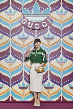 Adidas Street Style, Looks Adidas, Gucci Adidas, Kim Jiwon, Golf Wear, Pop Up Event, Alessandro Michele, Logo Pattern