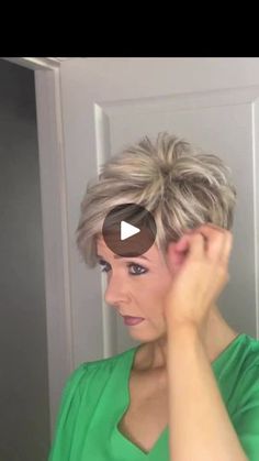 63K views · 1.1K reactions | Pixie with undercut styling video | Products used by Shara in this tutorial 👇

HAIRSTYLING
💜 Catwalk Root Boost
https://amzn.to/4dqdmj8

🩷 Ionic Hair Dryer T3 and brush set... | By Kratkovlasky | You know that I'm falling. You know that I'm proud and I my friends say I'm at Pixie With Undercut, Rotating Hair Dryer, Ionic Hair Dryer, Corte Bob, Im Falling, Pixie Hairstyles, Undercut, Hair Cut