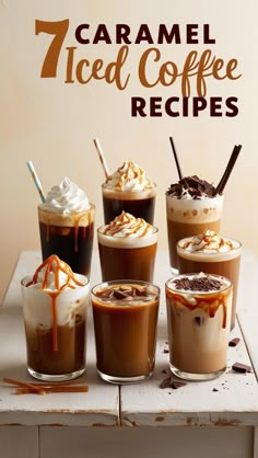 Salted Caramel Iced Coffee Recipe, Salted Caramel Coffee Recipe, Caramel Coffee Recipe, Salted Caramel Iced Coffee, Iced Cocoa, Caramel Iced Coffee Recipe, Caramel Iced Coffee, Mocha Recipes, Coffee Smoothie Recipes