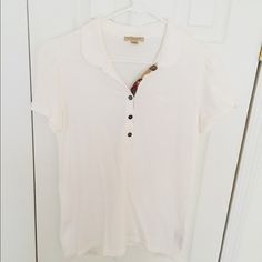 Burberry Woman’s White Shirt (Large) Only Worn Once Burberry Tops, Burberry Shirt, Burberry Women, White Shirt, Burberry, Colorful Shirts, Womens Tops, White, Women Shopping