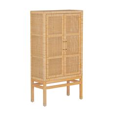 TOV-OC21016 Rattan Cabinet, Urban Outfitters Home, Wooden Storage Cabinet, California Cool, Tall Cabinet, Décor Boho, Woven Rattan, Décor Diy, Wooden Storage