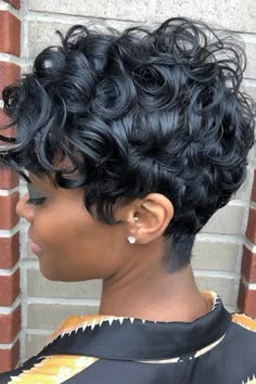 Short Human Hair Wigs Elegantwigs.com, Layered Braids, Recipes African, Pixie Bangs, Trendy We Fryzurach, Hairstyles Pixie, Short Black Hair