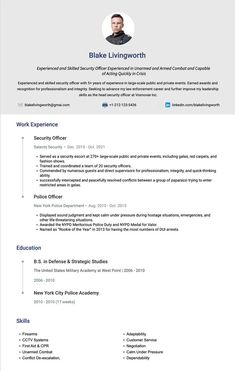 security officer resume example Outside Party, Armed Security Guard, Security Officer, Security Guard, Private Party, Resume Templates, A Team, Acting