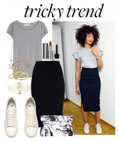 pencil skirts | Skirt and sneakers, Pencil skirt outfits, Pencil skirt Womens Pencil Skirt Outfits, Black Pencil Skirt Summer Outfits, Spring Pencil Skirt Outfits, Black Skirt With Sneakers Outfit, Pencil Skirt Outfits Summer, Fall Pencil Skirt Outfits, Black Skirt Outfit Spring, Pencil Midi Skirt Outfit, Pencil Skirt With Sneakers