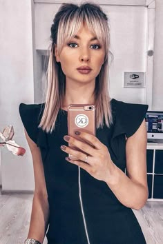 Color Block Hair, Bangs Ideas, Beauty Guide, Wispy Bangs, Casual Hairstyles, Haircuts For Fine Hair, Girl Hair Bows