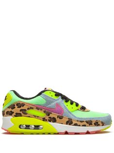 Nike Dance, Nike Tenis, Green Sunset, Sunset Purple, Nike Shoes Women Fashion, Air Max 90s, Sneakers Green, Leopard Print Sneakers, Custom Nike