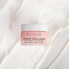 Pacifica Vegan Collagen Recovery Eye Cream | Ulta Beauty Caffeine Benefits, Collagen Eye Cream, Hydrating Eye Cream, Vegan Collagen, Brightening Eye Cream, Arnica Montana, Vegan Raw, Collagen Protein, Rosmarinus Officinalis