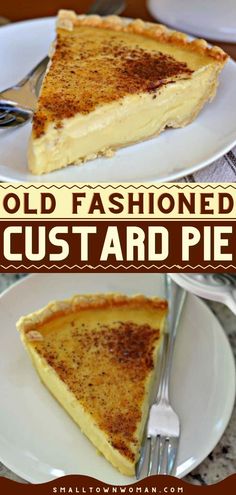 OLD FASHIONED SILKY CREAMY CUSTARD PIE, thanksgiving desserts, thanksgiving sweet treats Monkey Squares, Sweet Treats Ideas, Creamy Custard Pie, Bariatric Sweets, Milk Tarts, European Desserts