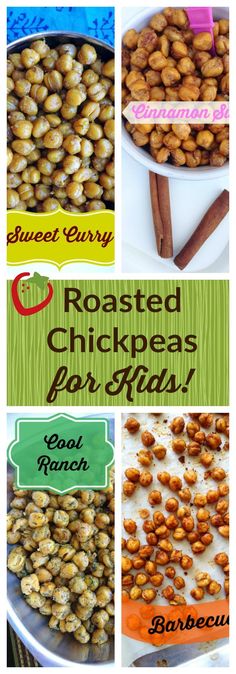 roasted chickpeas for kids - great way to use up those leftover ingredients