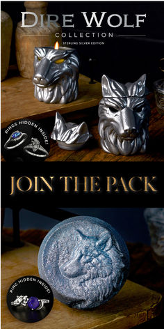 Join the pack with the Fragrant Jewels Dire Wolf Collection. Each product includes hidden rings ... you'll find one of 10 rings, meticulously crafted to symbolize both fierceness and loyalty. Available in both sterling silver and plated options.
Scent notes: Scent notes: Jasmine, green melon, wild apple, cardamom, white musk, sandalwood & mahogany.
You will love this wolf ceramic candle that can be repurposed into a container and the matching bath bomb will provide a magical escape of self care. Wolf And Moon Jewellery, Wolf Design Ring Jewelry Gift, Viking Style Wolf Design Jewelry Gift, Tiger Eye Candle, Green Melon, Nordic Wolf Necklace, Dire Wolf