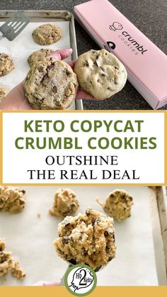 Our Keto Copycat Crumbl Cookies Are A Dessert Lover's Dream Hip2keto Recipes, Copycat Crumbl Cookies, Cereal Cookies, Keto Baking, Keto Cookie Recipes, Crumbl Cookies, Keto Chocolate Chip Cookies, Thm Desserts, Keto Chocolate Chips