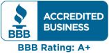 the bbb ratings logo is shown