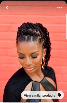 Loc Side Updo Styles, Graduation Locs Styles, Loc Styles For Swimming, Half Up Half Down Loc Styles Women, Dreadlock Hairstyles Black Women Short, Updo For Locs For Women, Locks Styles For Women Dread, Updo Dread Styles For Women, Braided Locs Styles For Women