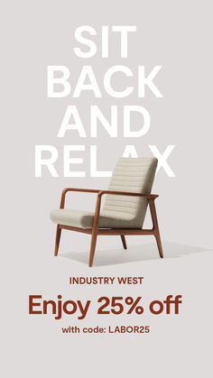 the back and relax chair is up to 25 % off